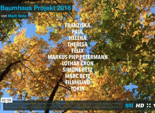 Baumhaus Projekt 2016