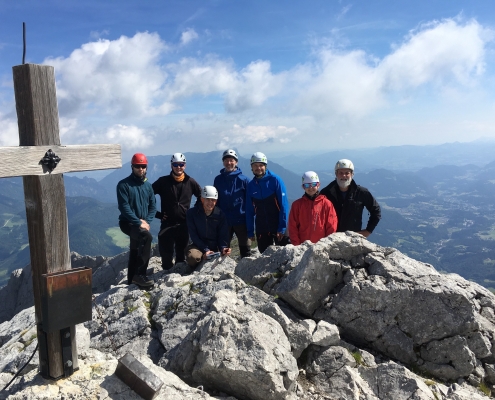 Grundlehrgang Alpin der DAV-Sektion Landau auf der Schärtenspitze (2153 m)